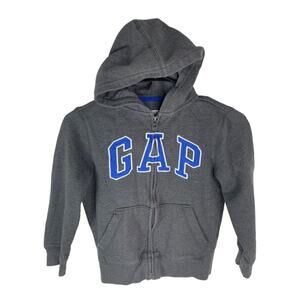 GAP Kids Gray Zip-Up Hoodie Sweatshirt Size S